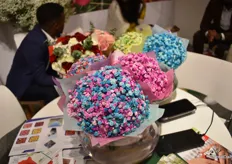 Asian market like tinted gypsophilas, says Sintayehu Keverde of Afri Flower,